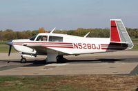 N5280J @ MIC - Fueled up at Crsytal, Mooney M20J, C/N 24-1679 - by Timothy Aanerud