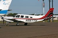 N5677V @ ANE - Parked at Anoka County, Piper PA-32R-300, serial 32R-7780359 - by Timothy Aanerud