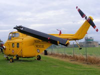 XP355 @ EGSH - First entered service with the Central Flying School in March 1962. By 1965 it joined 22 Squadron in the Air Sea Rescue Role before being transferred to RAF Benson in 1969. At RAF Benson XP355 was painted gloss grey, white and blue and was used in special - by chris hall