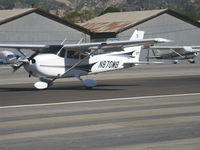 N870MB @ SZP - 2004 Cessna 172S SKYHAWK SP, Lycoming IO-360-L2A 180 Hp. landing Rwy 22 - by Doug Robertson