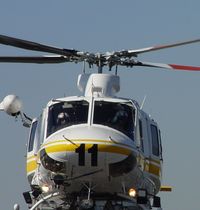N412LA @ POC - Looking at you before landing at EHA Helipad Brackett - by Helicopterfriend
