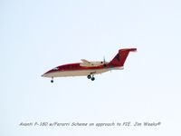 N113SL @ PIE - Ferarri scheme for one of the Avanti P-180's - by Jim Weeks