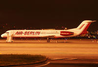 D-AGPG @ LFBO - Night stop for this Air Berlin F100 used by OLT this day ! - by Shunn311