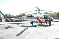N634SB - Setting up for IE K-9 Demo at Chaffey College - by Helicopterfriend