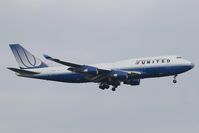 N122UA @ EDDF - United Airlines 747-400