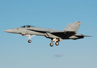 166821 @ KASH - F-18E landing at ASH! - by Nick Michaud