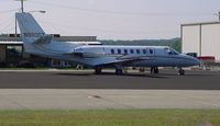 N560CZ @ KHNB - Parked on ramp in front of Terminal... Looking S/SW...