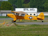 PH-FLG @ EBAW - Piper Pa18-95 Super Cub PH-FLG painted as US Army 15445 - by Alex Smit