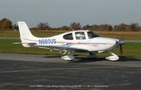 N980US @ ESN - Taxi for take off at Bay Bridge Airport MD - by J.G. Handelman