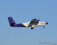 N125PM @ E60 - Twin Otter departs Eloy, AZ during the 2008 National Skydiving Championships - by Dave G
