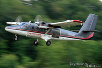 N716NC @ 5NY5 - N716NC departing Skydive The Ranch, shot at a slow shutter speed - by Dave G