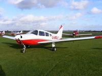 G-BNJT @ EGBW - The aircraft we flew to Wellsbourne in - by Chris Hall