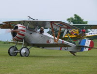 G-BWMJ @ LFFQ - Nieuport N17/23 Scout G-BWMJ painted as French Air Force 8/N1977 - by Alex Smit