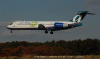 N896AT @ BWI - Say Yes To Orlando landing at BWI - by J.G. Handelman