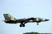 70-2411 @ EHLW - In the eighties the F-111 was a regular visitor on Leeuwarden AB. Picture taken with my good old Practika. - by Joop de Groot