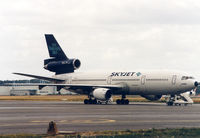 V2-LER @ LFBO - Parked at the old terminal area during Argentina-Japan football match on the French World Cup 98 - by Shunn311
