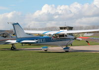 G-BKII @ EGHR - NICE COLOR SCHEME ON THIS 172 - by BIKE PILOT