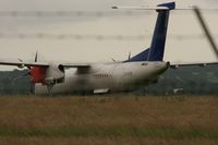 LN-RDR @ EGTE - Seen at Exter Airport 18th June 2008 (aircraft in open storage) - by Steve Staunton