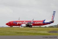 ZK-PBM @ NZAA - Pacific Blue Airlines (NZ) Ltd., Christchurch - by Peter Lewis