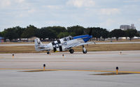 N487FS @ KSKF - P-51C Mustang taxiing in at Lackland Airshow 2008 - by TorchBCT
