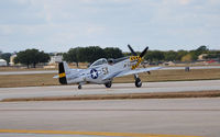 N7TF @ KSKF - P-51D Mustang taxiing in at Lackland Airshow 2008 - by TorchBCT
