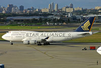 9V-SPP @ YSSY - Star Alliance scheme - by Bill Mallinson