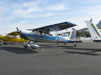 N7925V @ SZP - 1966 Cessna 180H, Continental O-470 230 Hp, highly mirror polished - by Doug Robertson