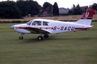 G-SACU - Old Warden, Bedfordshire, England. August 1993 - by Peter Ashton
