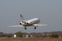 N711PE @ GKY - At Arlington Municipal - Falcon 2000 departing 34