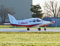 G-BNJT @ EGNR - departing from Hawarden - by Chris Hall