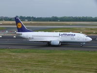 D-ABEF @ EDDL - Boeing B737-330 D-ABEF Lufthansa - by Alex Smit