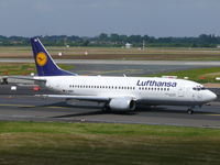 D-ABEK @ EDDL - Boeing B737-330 D-ABEK Lufthansa - by Alex Smit