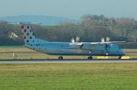 9A-CQA @ LOWW - Croatia Airlines   DASH 8-402 - by Delta Kilo