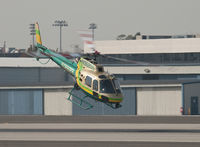 N968SD @ SMO - Los Angeles County Sheriff Department Airship N968SD departing on RWY 03 - by Torsten Hoff