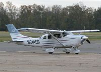 N2145R @ DTN - Texas State Police Cessna parked at Downtown Shreveport. - by ppick