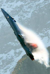 J-5013 @ AXALP - lots of condensation during a hard pull up. - by Joop de Groot