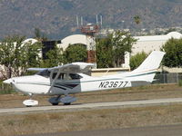 N23677 @ POC - Rolling out after landing - by Helicopterfriend