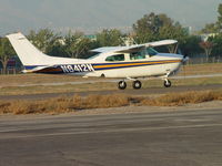 N6412N @ POC - Taxiing to take off at Brackett - by Helicopterfriend