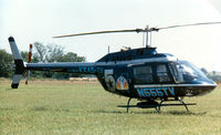 N555TV @ DTO - KXAS TV DFW Channel 5 Bell 206B @ 1985
