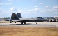 02-4040 @ KSKF - Raptor Demo Aircraft taxiing out for Lackland Airshow 2008 - by TorchBCT
