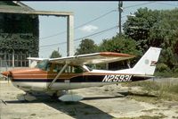 N2593L @ ZAHNS - This Cessna Skyhawk at Zahns Airport, Amityville, NY was used on Civil Air Patrol in 1977 - airfield later closed in 1980. - by Peter Nicholson