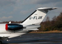 G-FLBK @ EGLK - SITTING NEXT THE TERMINAL. EX N968CM - by BIKE PILOT