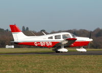 G-BFBR @ EGTF - TAXYING OUT TO RUNWAY 06 - by BIKE PILOT