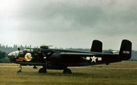 N7681C @ EGLK - USN 151790/USAF 44-86701 painted as Amazing Andrea for the film Hannover Street and parked at Blackbushe Airport during the summer of 1978. - by Peter Nicholson