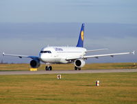 D-AIPY @ EGCC - Lufthansa - by chris hall