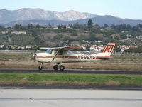 N696NS @ CMA - 1968 Cessna 150H 'North Star', Continental O-200 100 Hp, taxi to Rwy 26 - by Doug Robertson