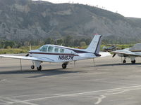 N8167K @ SZP - 1993 Beech B36TC BONANZA, Continental TSIO-520-UB 300 Hp continuous, vortex generators on wing leading edge improve roll control at high angle of attack, 108 gal. 102 usable, redesigned inst. panel with quadrant mounted controls - by Doug Robertson