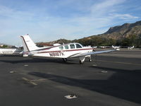 N8167K @ SZP - 1993 Beech B36TC BONANZA, Continental TSIO-520-UB 300 Hp continuous, vortex generators on wing leading edge improve roll control at high angle of attack, 108 gal. 102 usable, redesigned inst. panel with quadrant mounted controls - by Doug Robertson