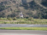 N144WB @ SZP - 1998 Robinson R44 RAVEN, Lycoming O-540, approach to landing - by Doug Robertson