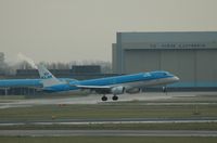 PH-EZA @ EHAM - First Klm Cityhopper Embraer 190. - by nlspot